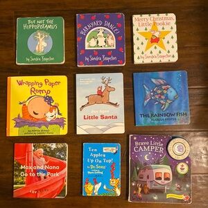 9 Children's Early Literacy & Language Development Board Books